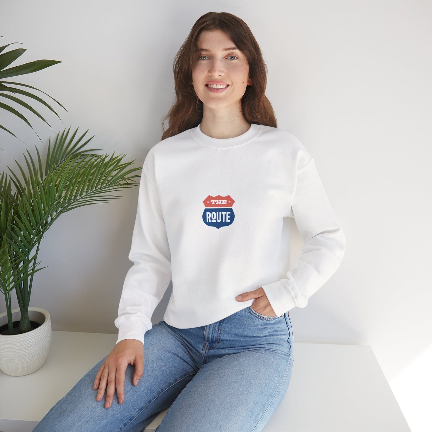 The Route Unisex Blend™ Crewneck Sweatshirt
