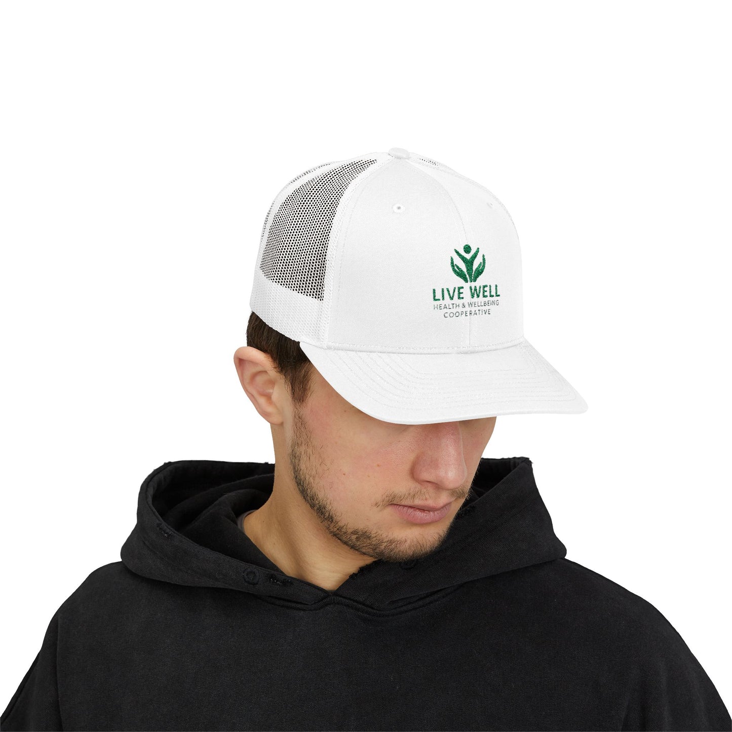 Live Well Cooperative Snapback Trucker Cap