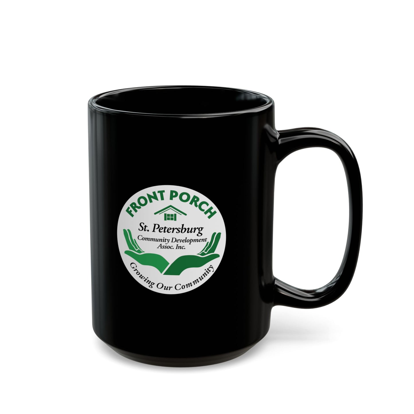 Front Porch Black Mug (11oz, 15oz)