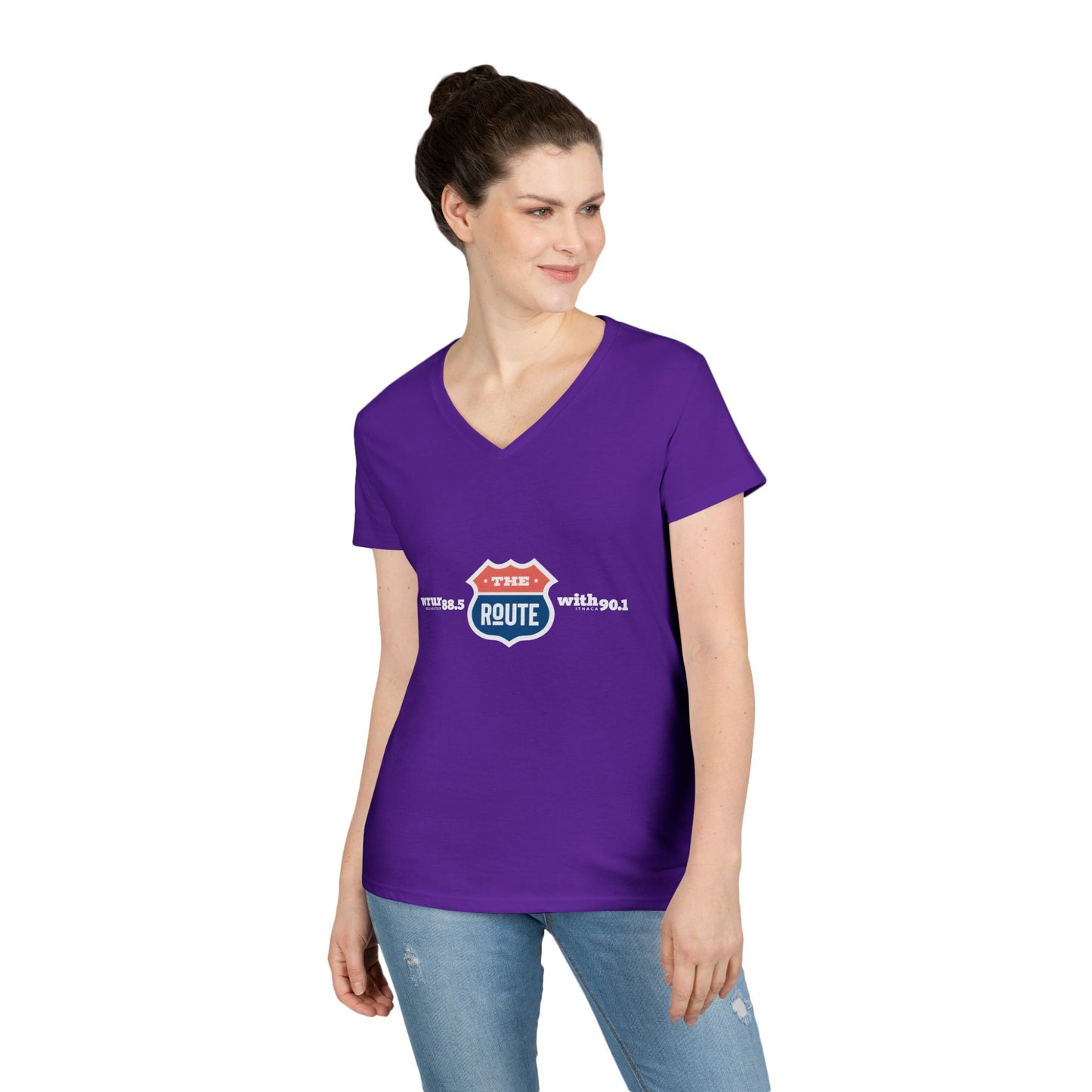 The Route Ladies' V-Neck T-Shirt