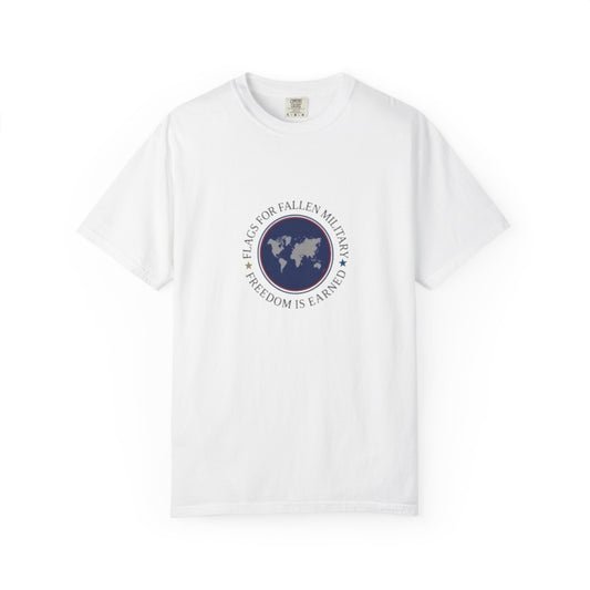 Flags for Fallen Military Unisex Garment-Dyed T-shirt