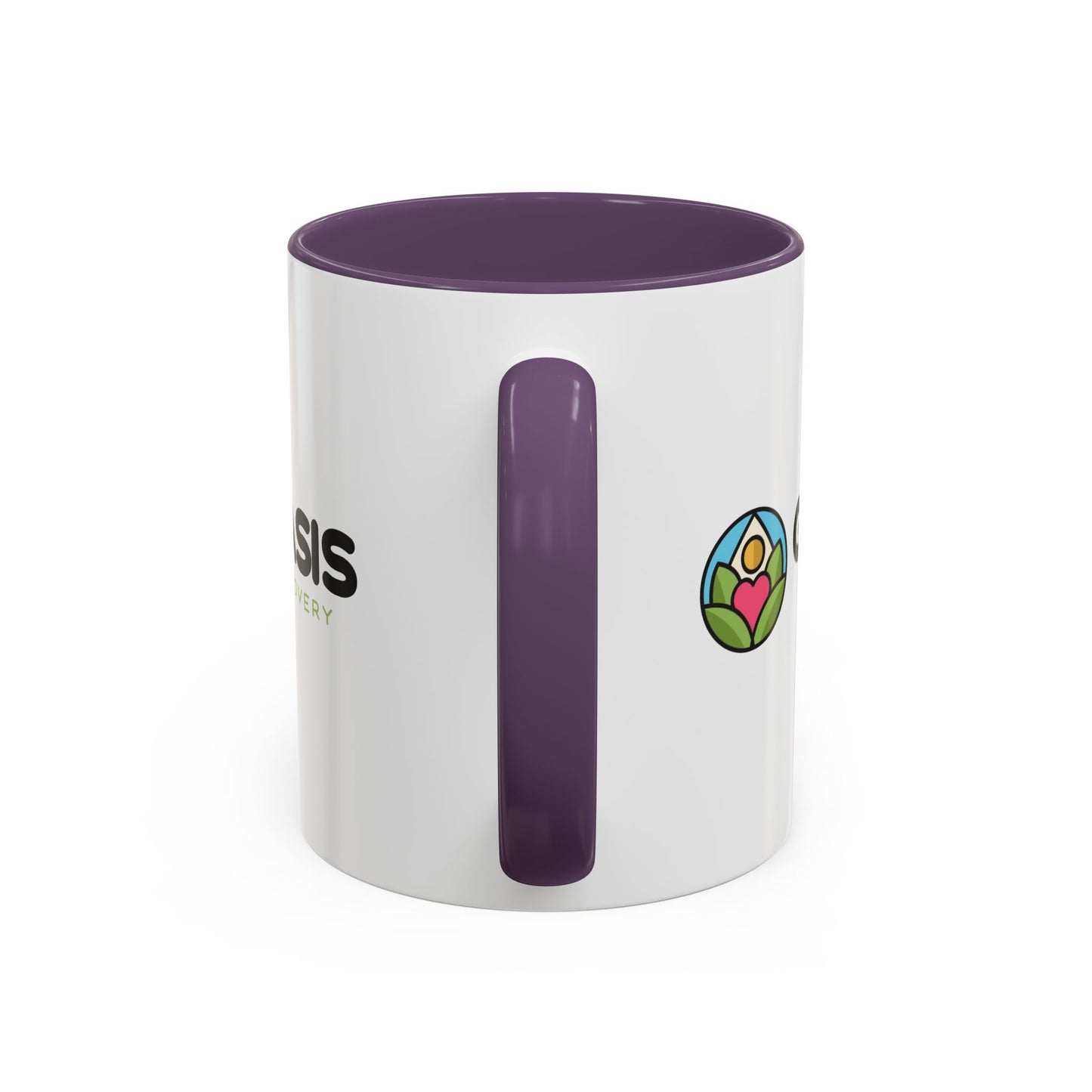 Oasis Recovery Center Accent Coffee Mug (11, 15oz)