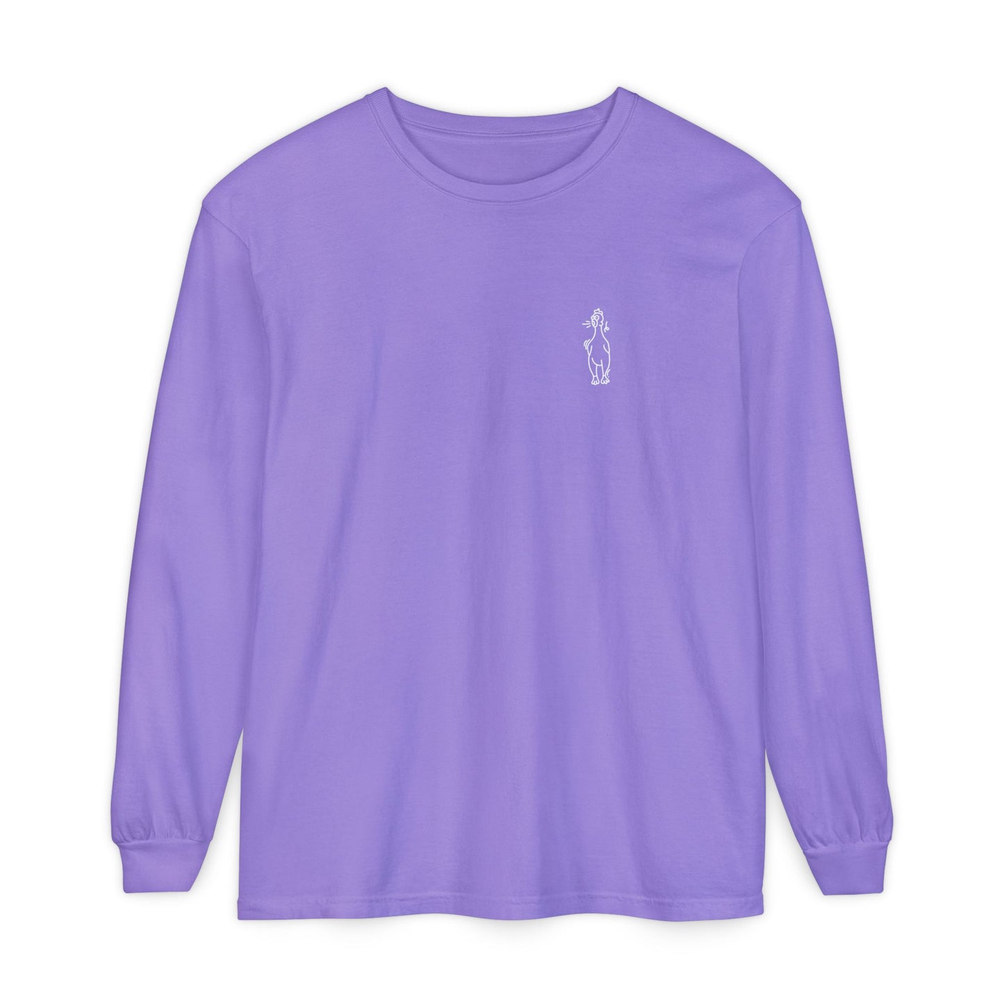 Westie Merch Unisex Garment-dyed Long Sleeve T-Shirt