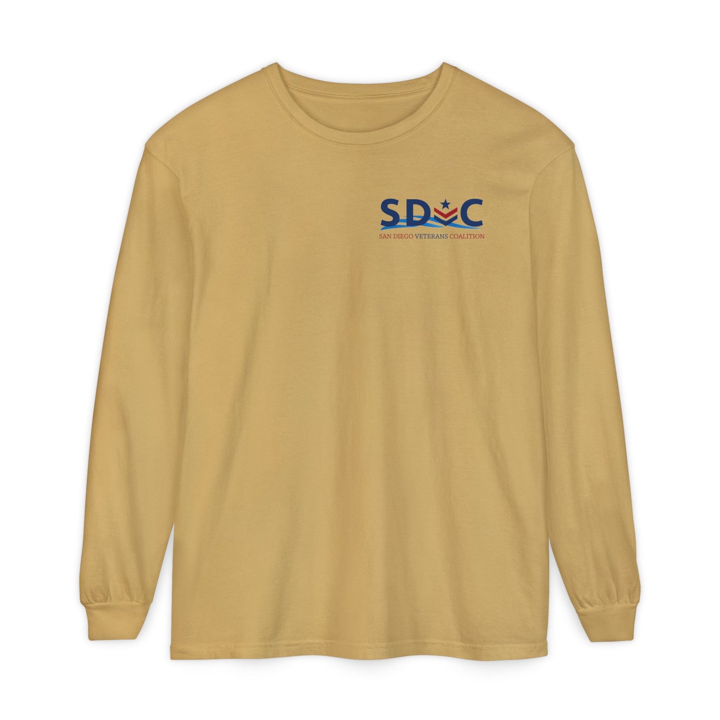 SDVC Unisex Garment-dyed Long Sleeve T-Shirt