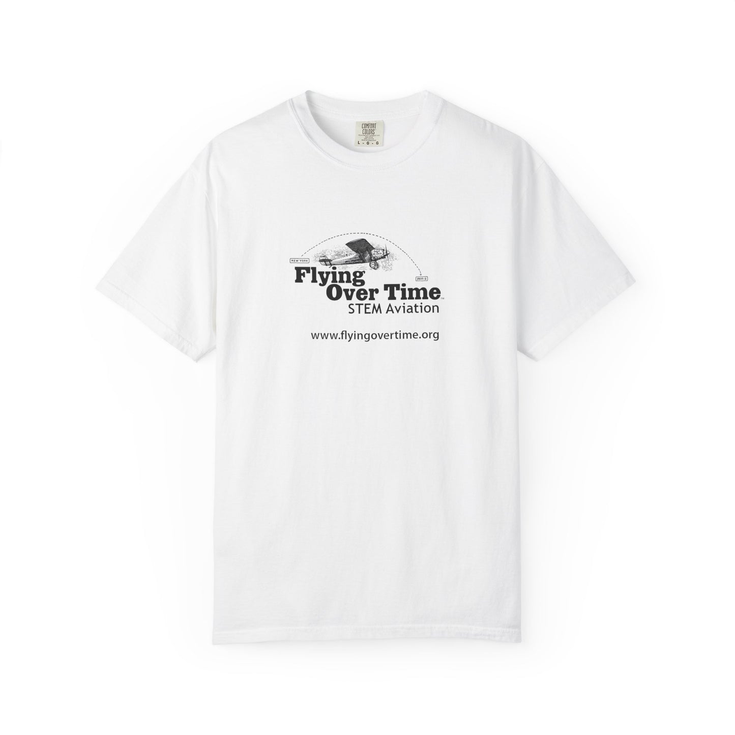 Flying Over Time Unisex Garment-Dyed T-shirt