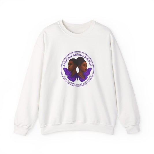 African Genius Rising Unisex Heavy Blend™ Crewneck Sweatshirt