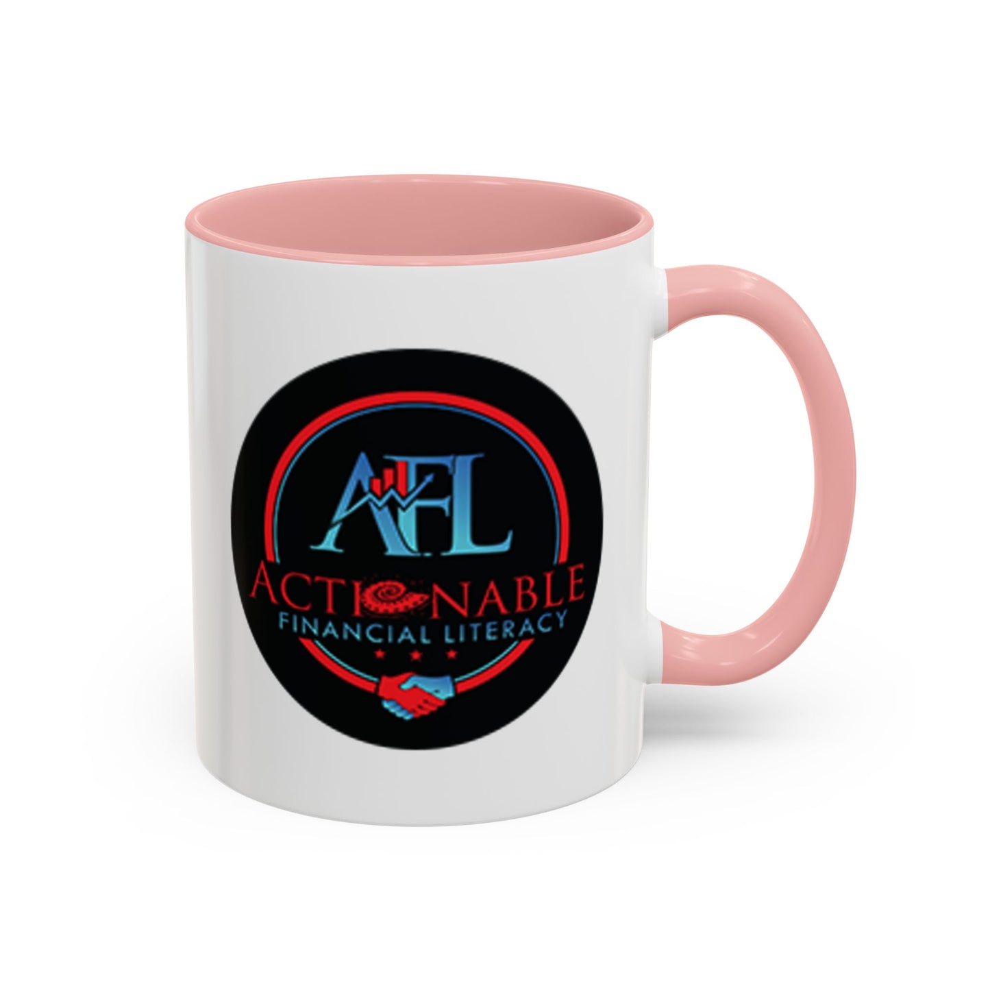 Actionable Financial Literacy Center Accent Coffee Mug (11oz)