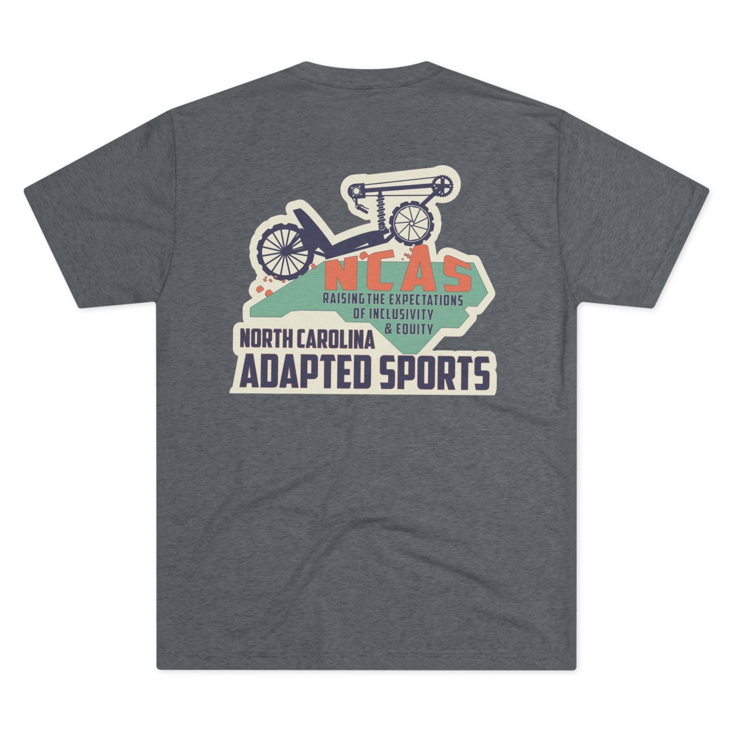 NC Adapted Sports - Unisex Tri-Blend Crew Tee