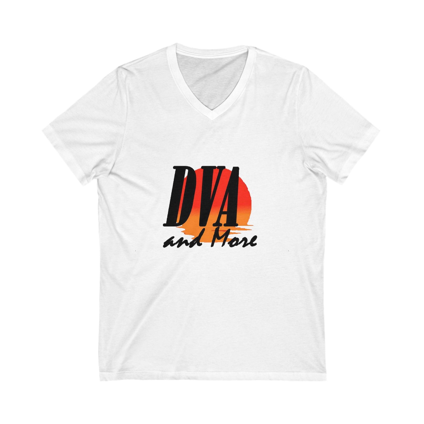 DVA Unisex Jersey Short Sleeve V-Neck Tee