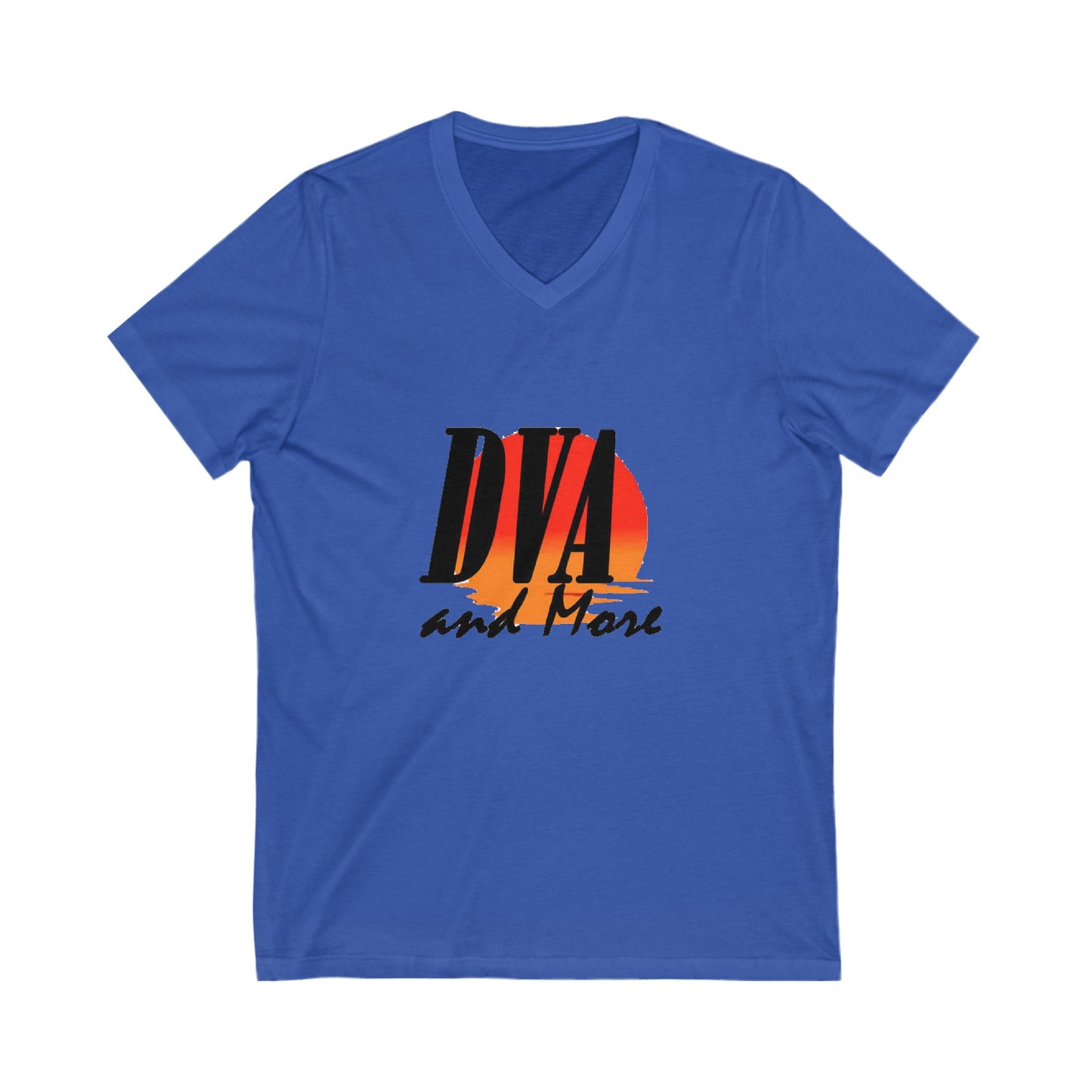 DVA Unisex Jersey Short Sleeve V-Neck Tee