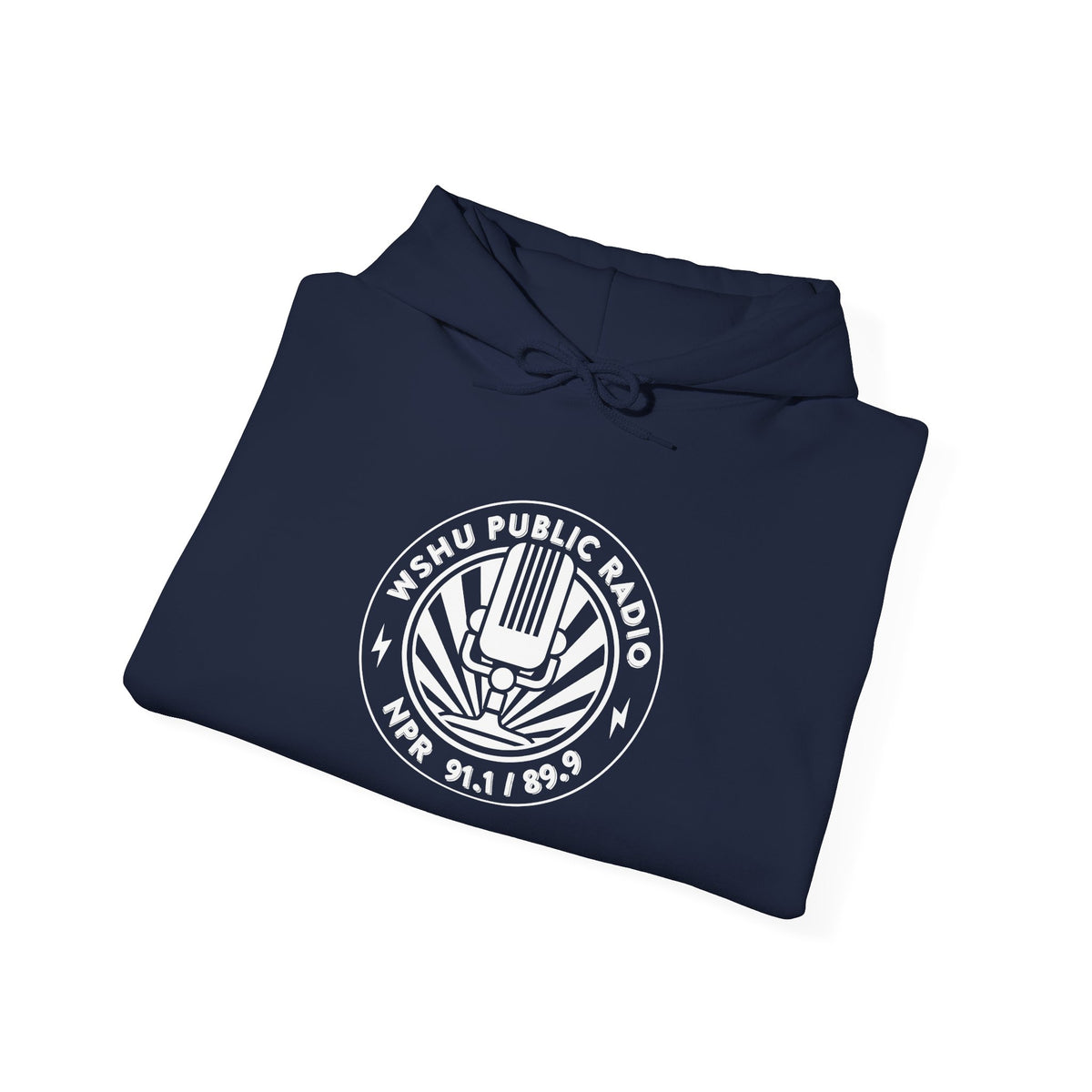 WSHU Radio Microphone Unisex Heavy Blend™ Hooded Sweatshirt