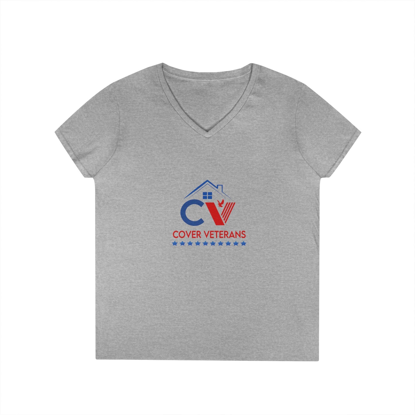 Cover Veterans Ladies' V-Neck T-Shirt