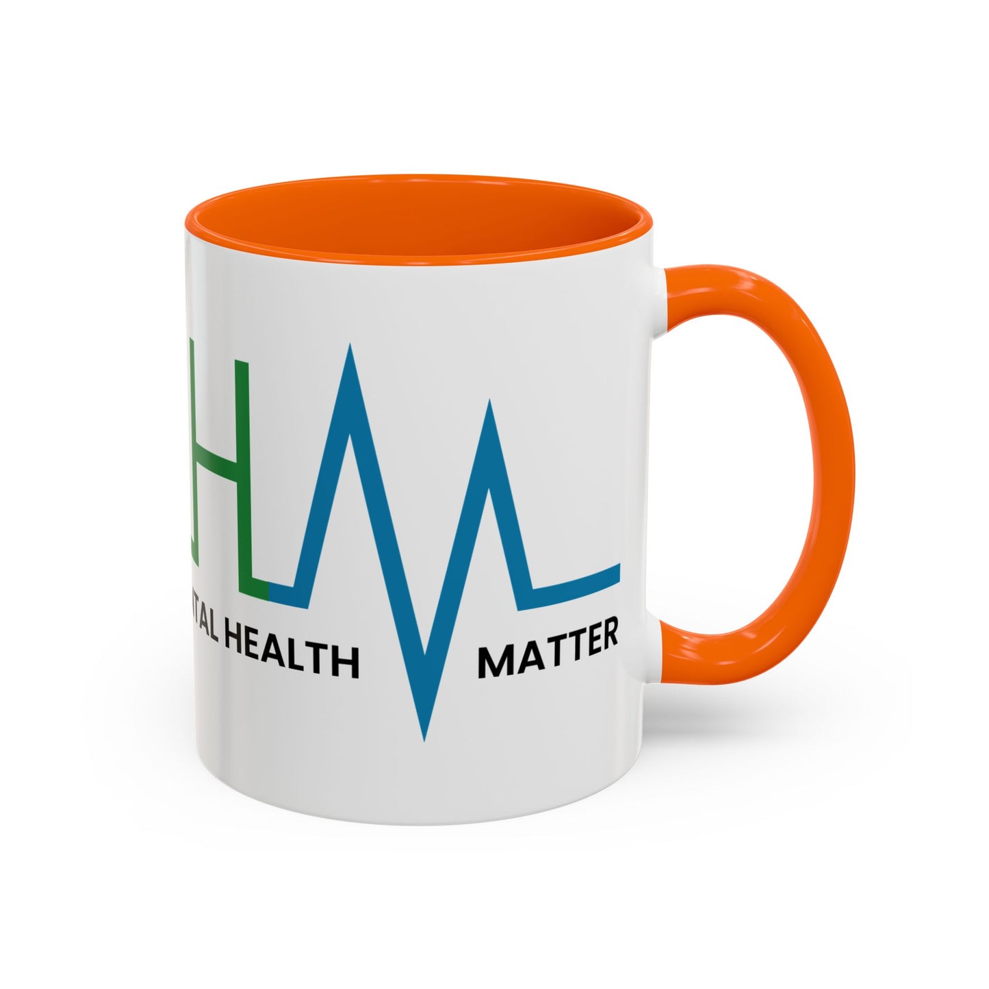 Make Mental Health Matter Accent Coffee Mug (11oz)