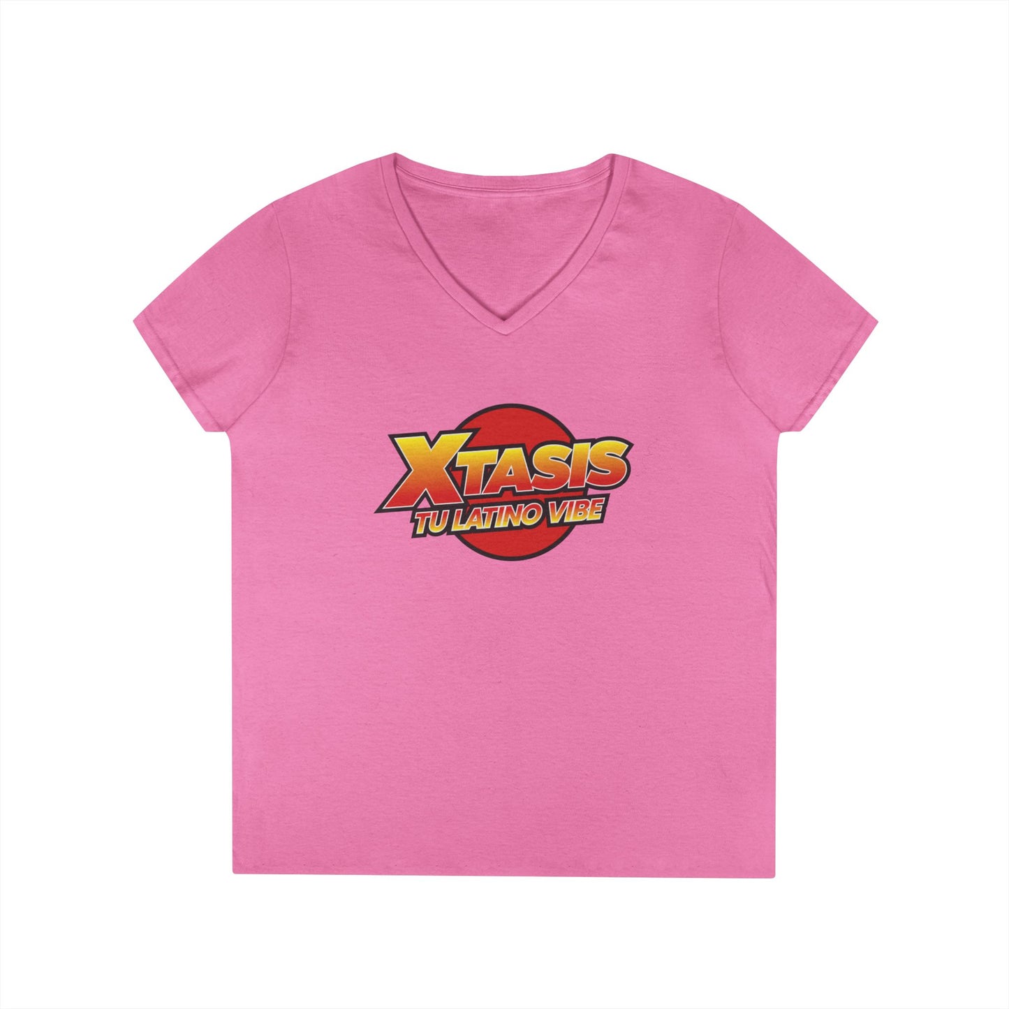 Radio Xtasis Ladies' V-Neck T-Shirt
