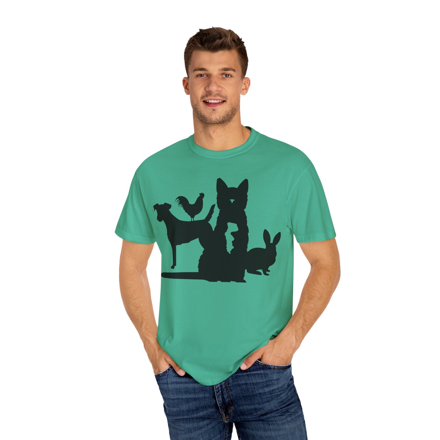 Lake Lowell Animal Rescue Unisex Garment-Dyed T-shirt