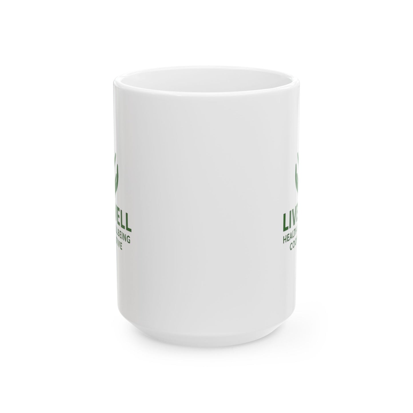 Live Well Cooperative Ceramic Mug, (11oz, 15oz)