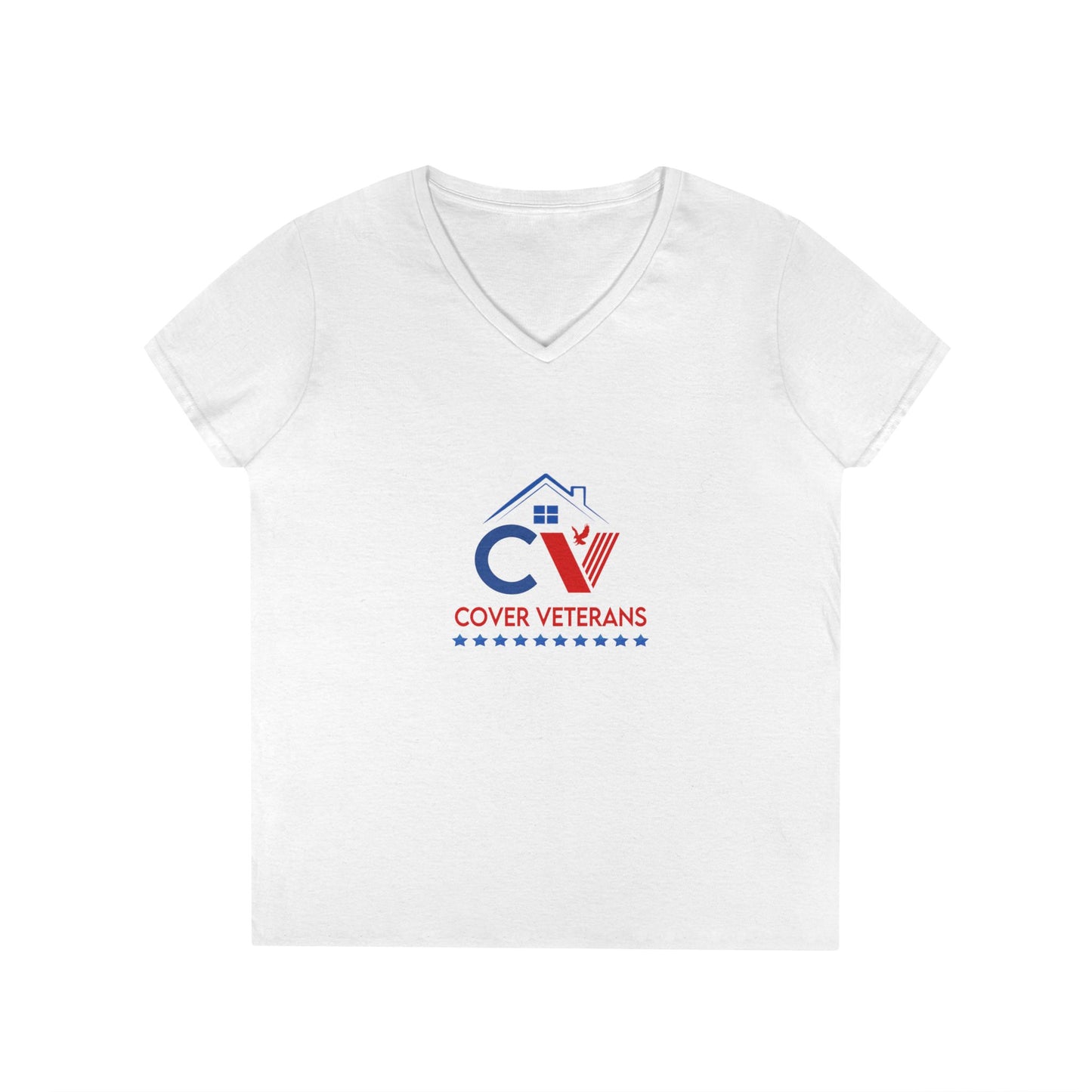 Cover Veterans Ladies' V-Neck T-Shirt