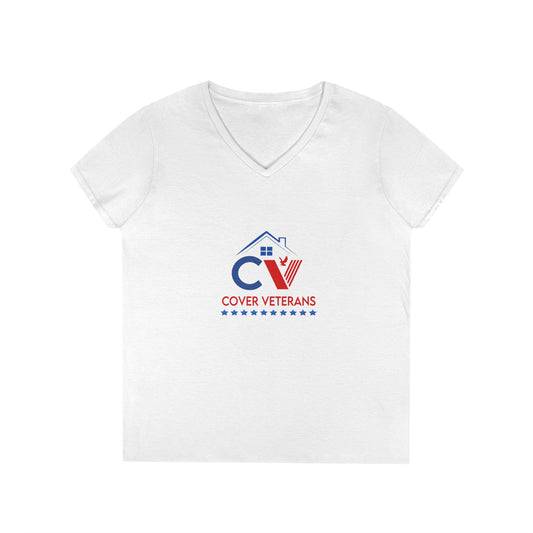 Cover Veterans Ladies' V-Neck T-Shirt