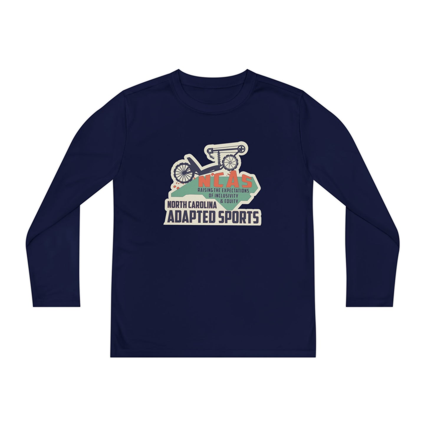NC Adapted Sports Youth Long Sleeve Competitor Tee