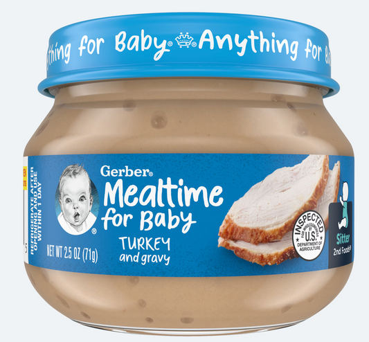 Gerber Mealtime Turkey and Gravy (10 count)