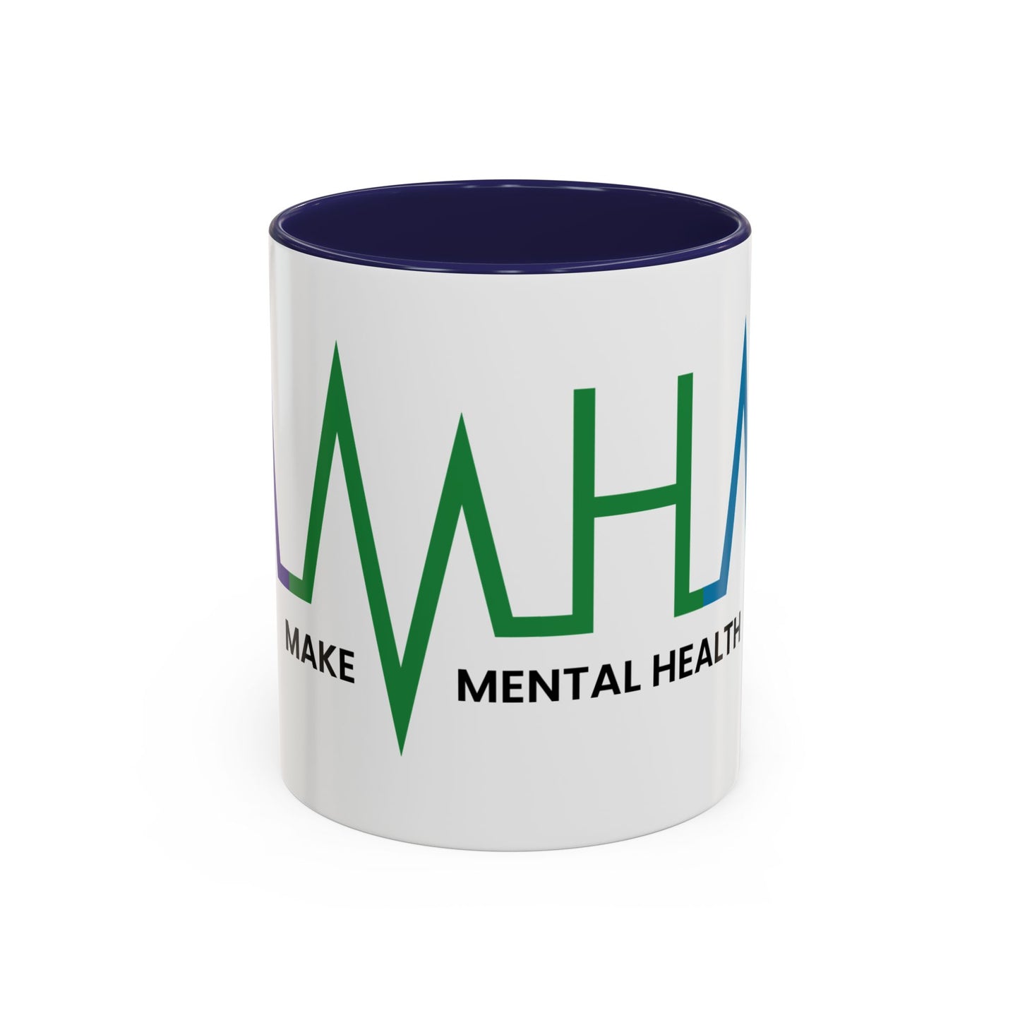 Make Mental Health Matter Accent Coffee Mug (11oz)
