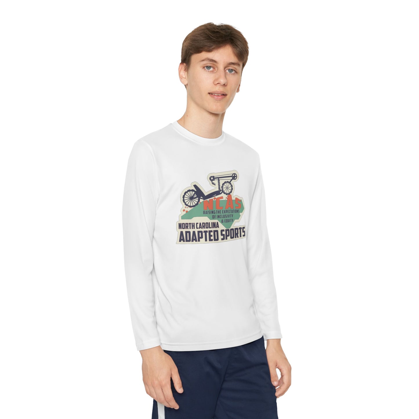 NC Adapted Sports Youth Long Sleeve Competitor Tee