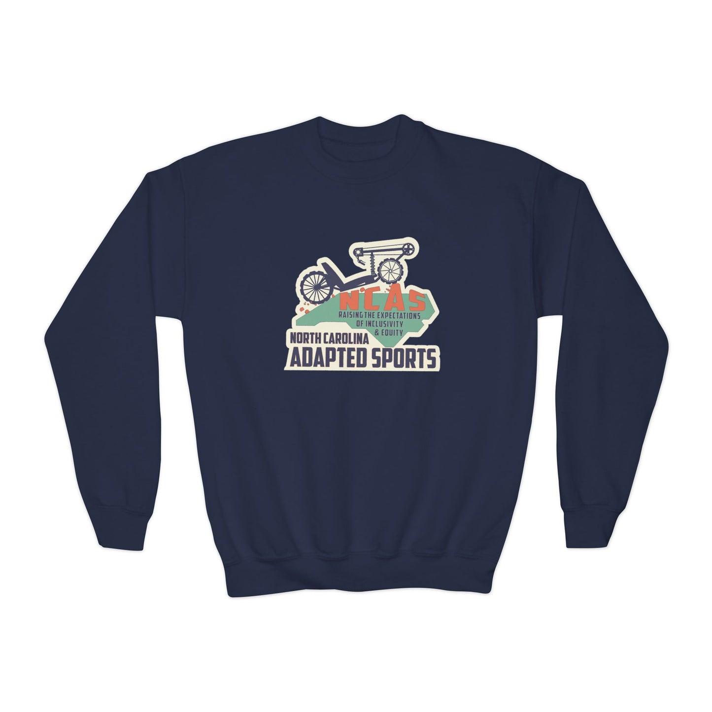 NC Adapted Sports Youth Crewneck Sweatshirt
