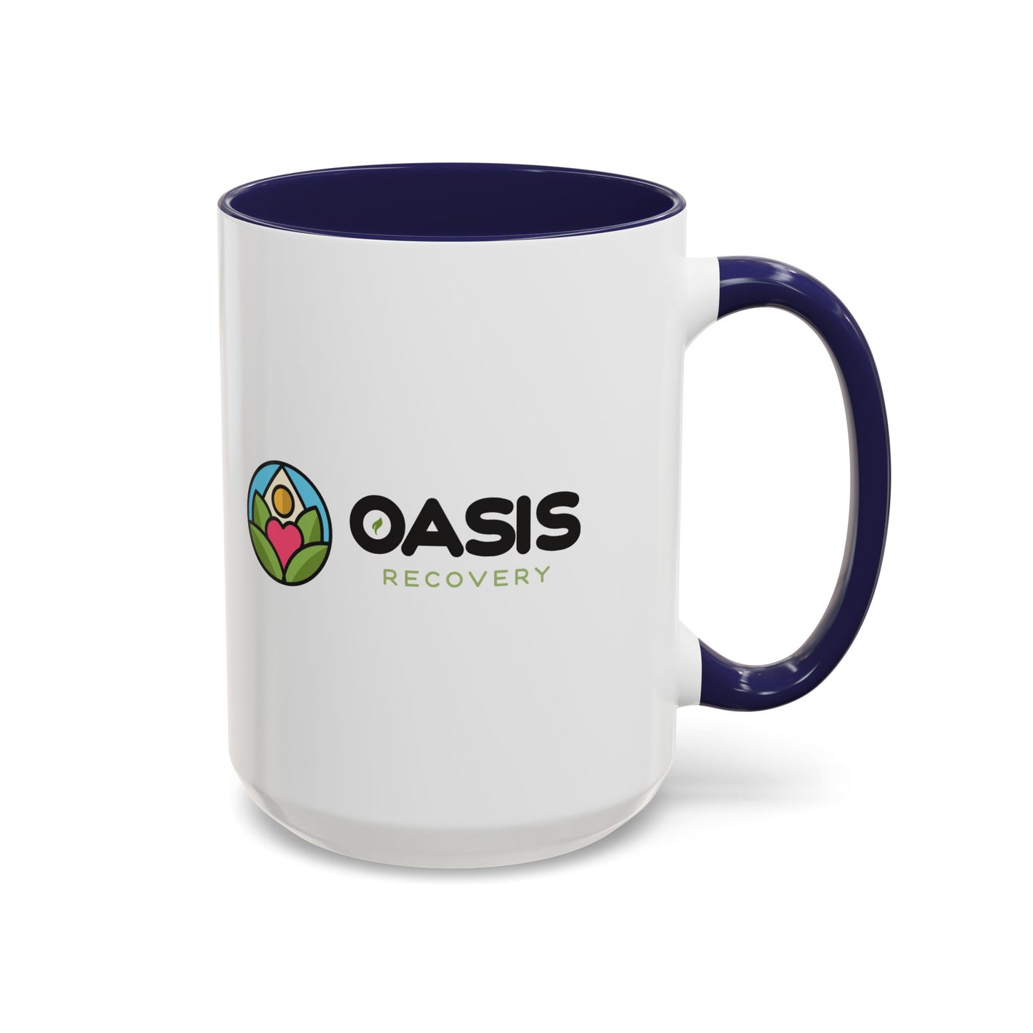 Oasis Recovery Center Accent Coffee Mug (11, 15oz)