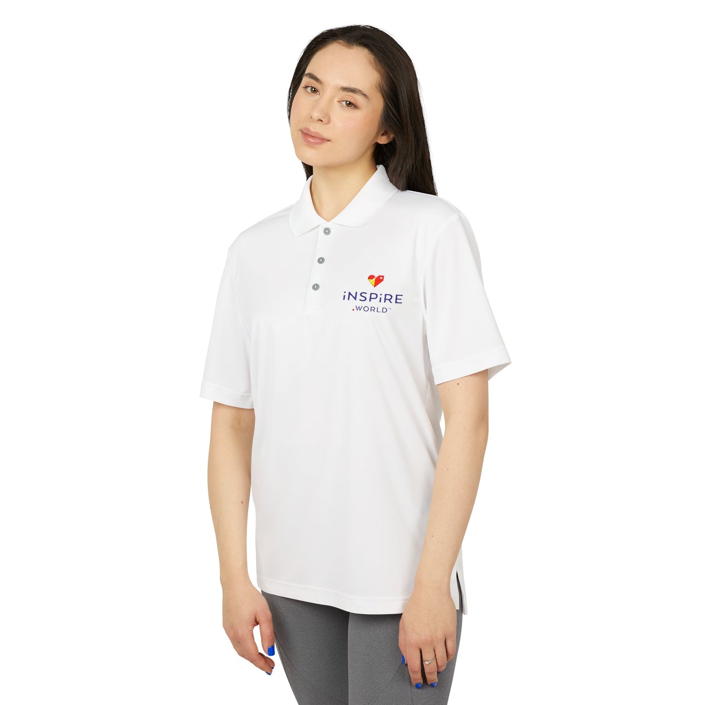Inspire.World adidas Unisex Performance Polo