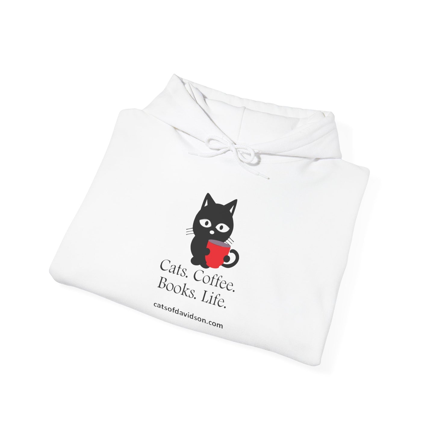 Cats of Davidson Unisex Heavy Blend™ Hooded Sweatshirt - Books Life