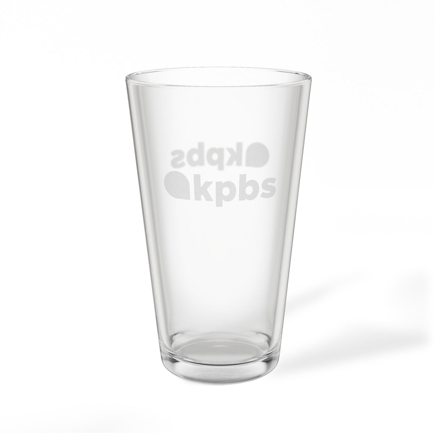 KPBS Pint Mixing Glass, 16oz (Engraving)