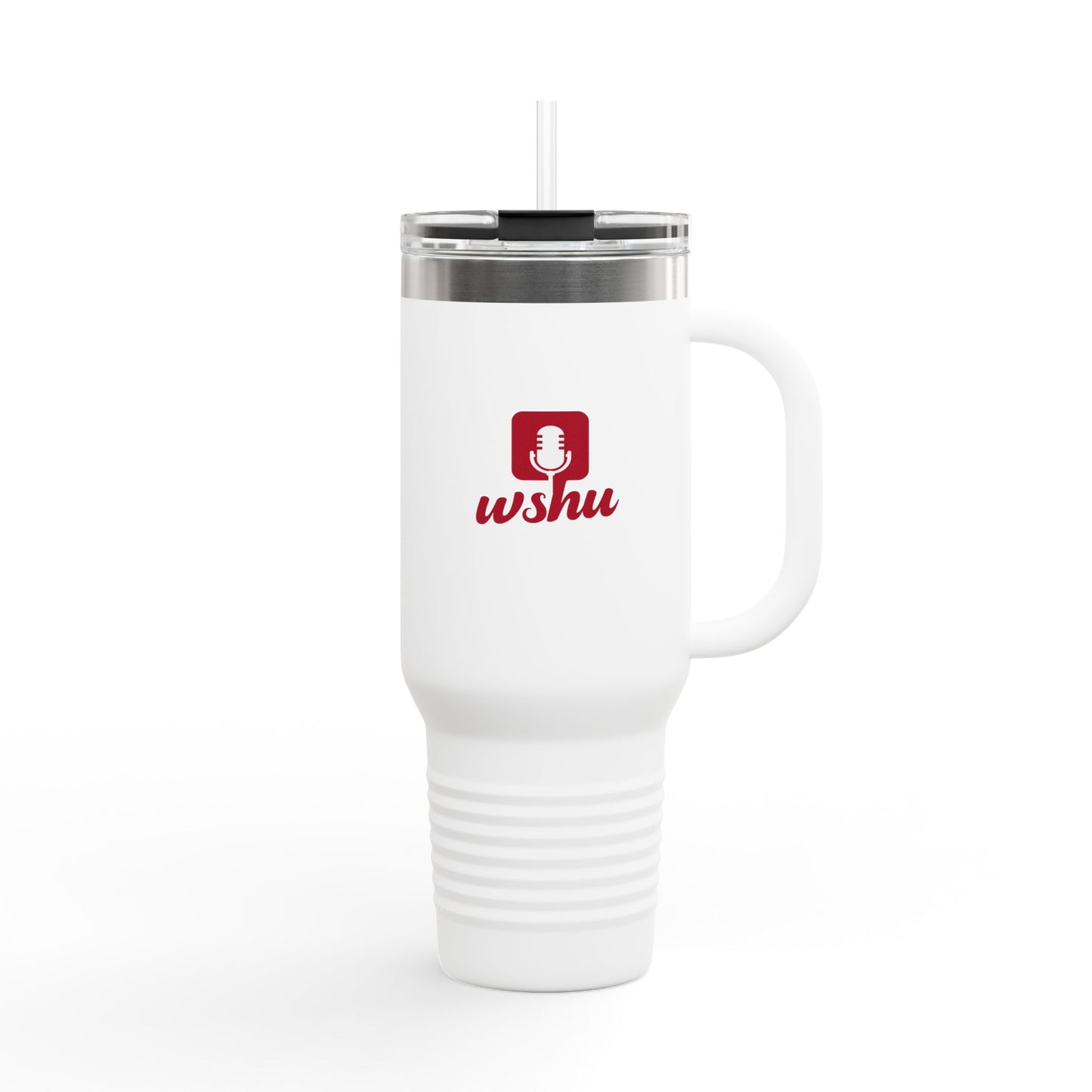 WSHU Radio Insulated Travel Mug, 40oz