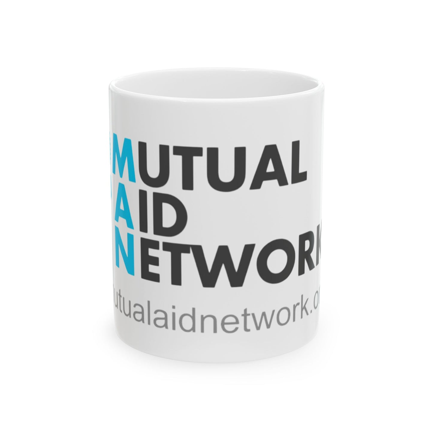 Mutual Aid Network Ceramic Mug, (11oz, 15oz)