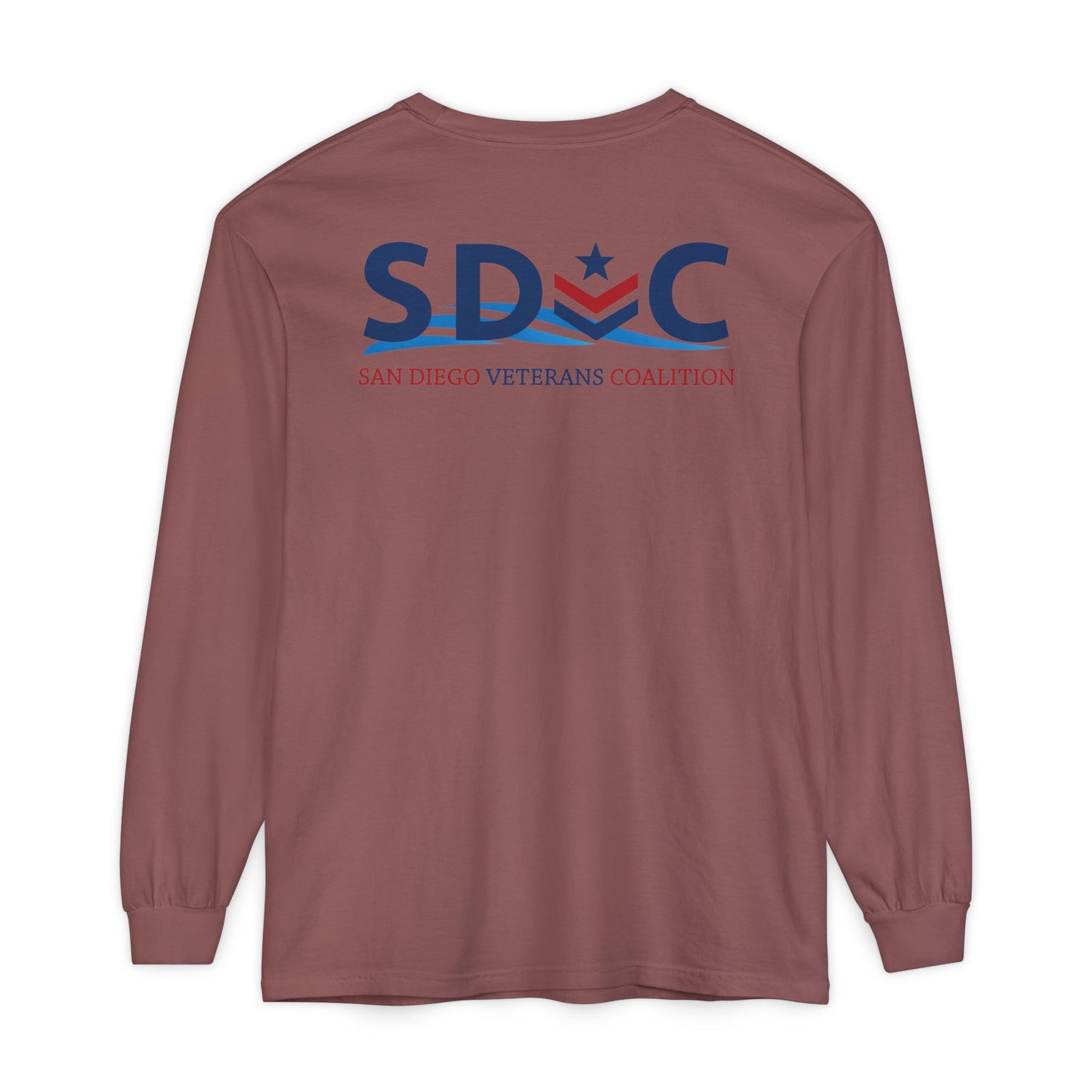 SDVC Unisex Garment-dyed Long Sleeve T-Shirt
