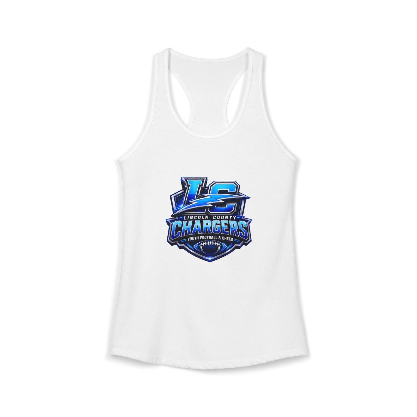 LC Chargers Women's Ideal Racerback Tank