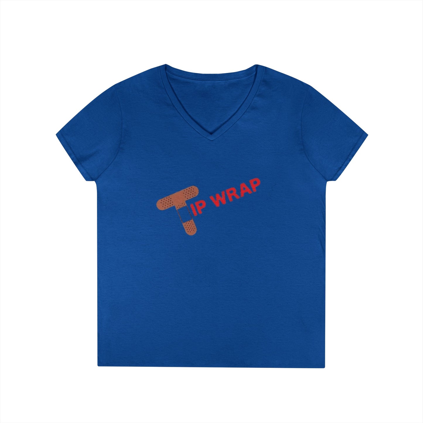 Wrap Your Tip Ladies' V-Neck T-Shirt