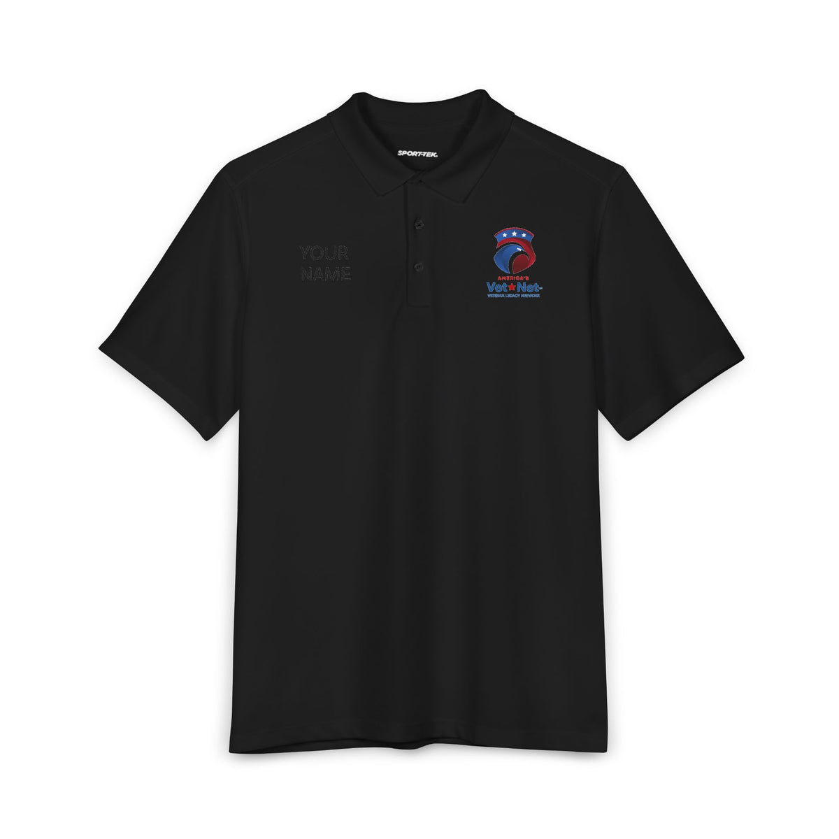 Veteran Legacy Sport-Tek® Men's UV Micropique Polo
