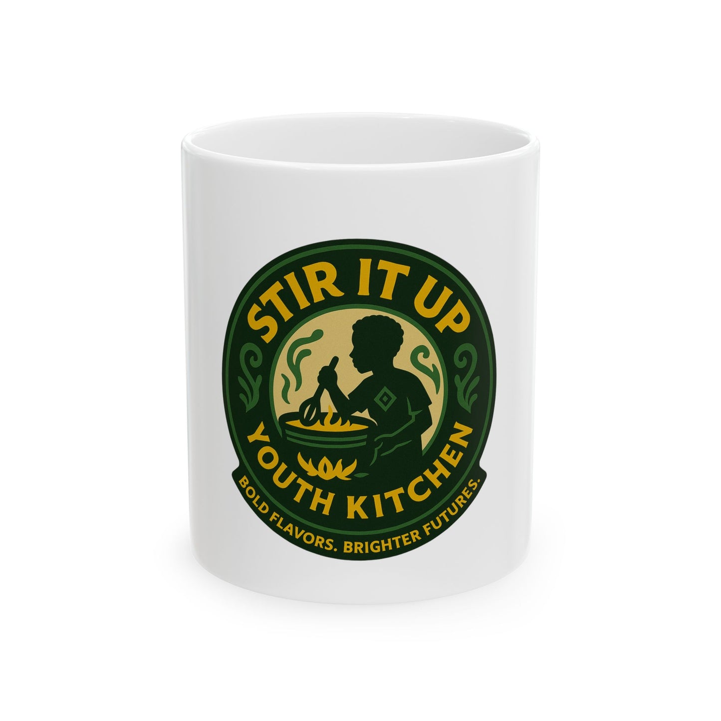 Stir It Up Ceramic Mug, (11oz, 15oz)
