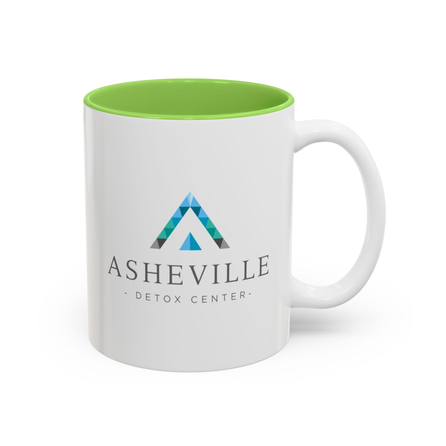 Asheville Detox Center Two-Tone Accent Mug (11oz, 15oz)