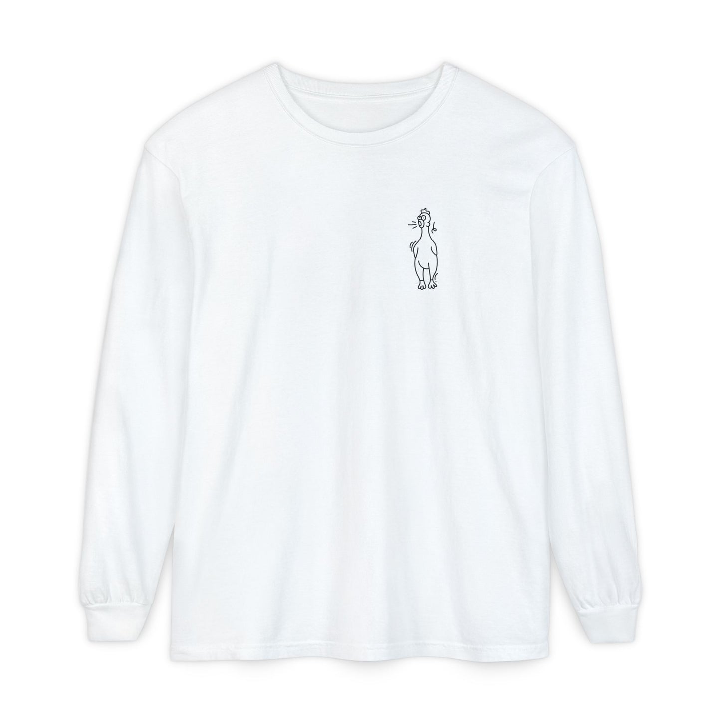 Westie Merch Unisex Garment-dyed Long Sleeve T-Shirt