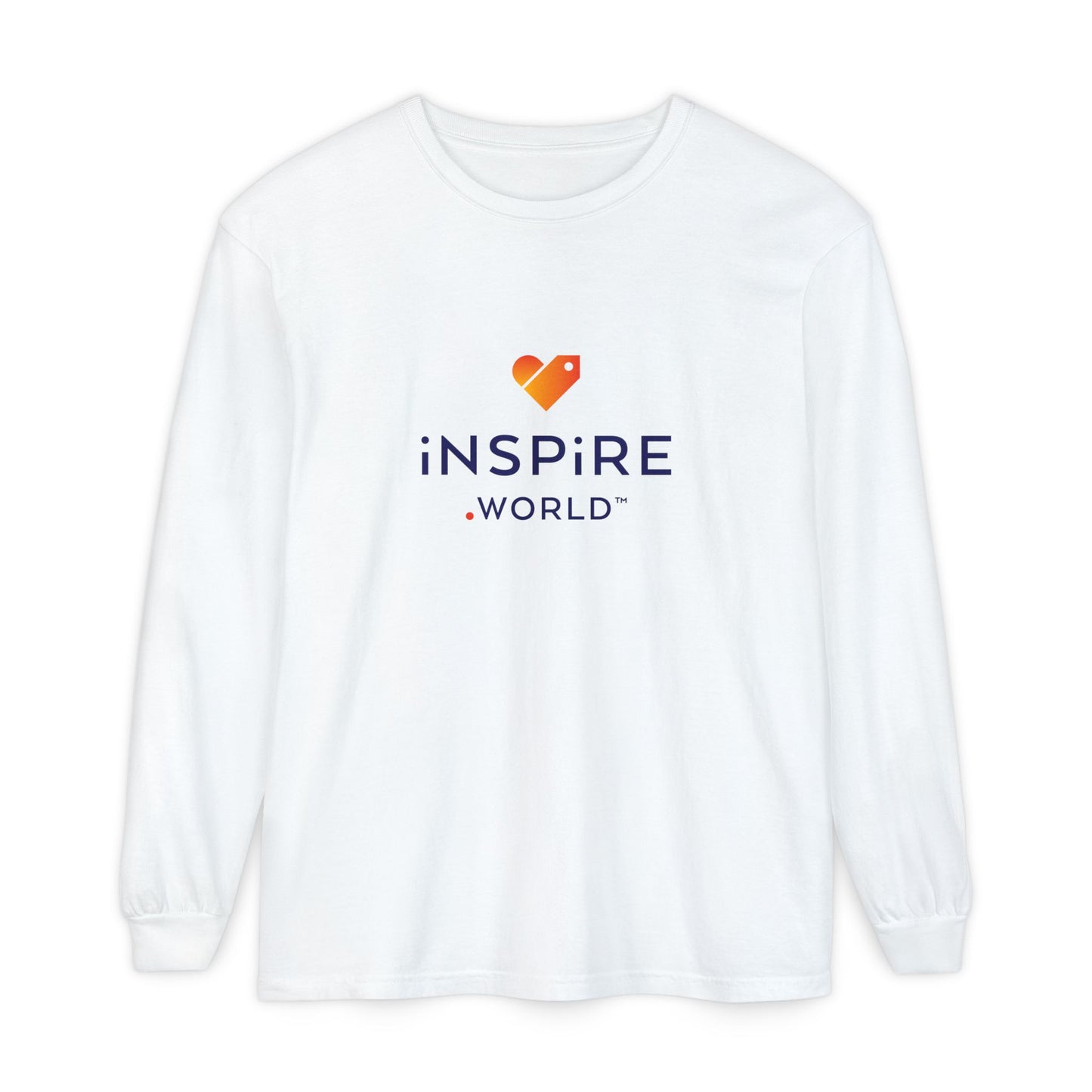 Inspire.World Unisex Garment-dyed Long Sleeve T-Shirt