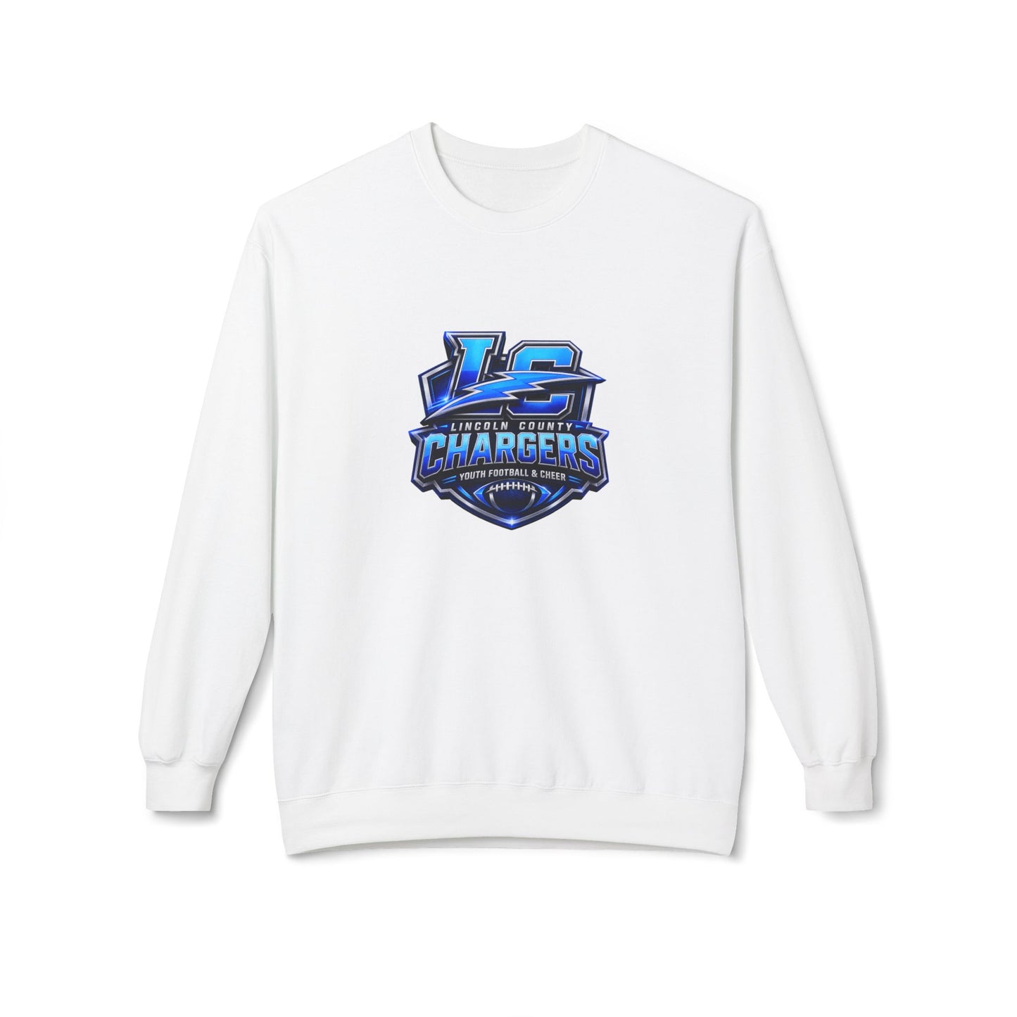 LC Chargers Unisex Midweight Softstyle Fleece Crewneck Sweatshirt