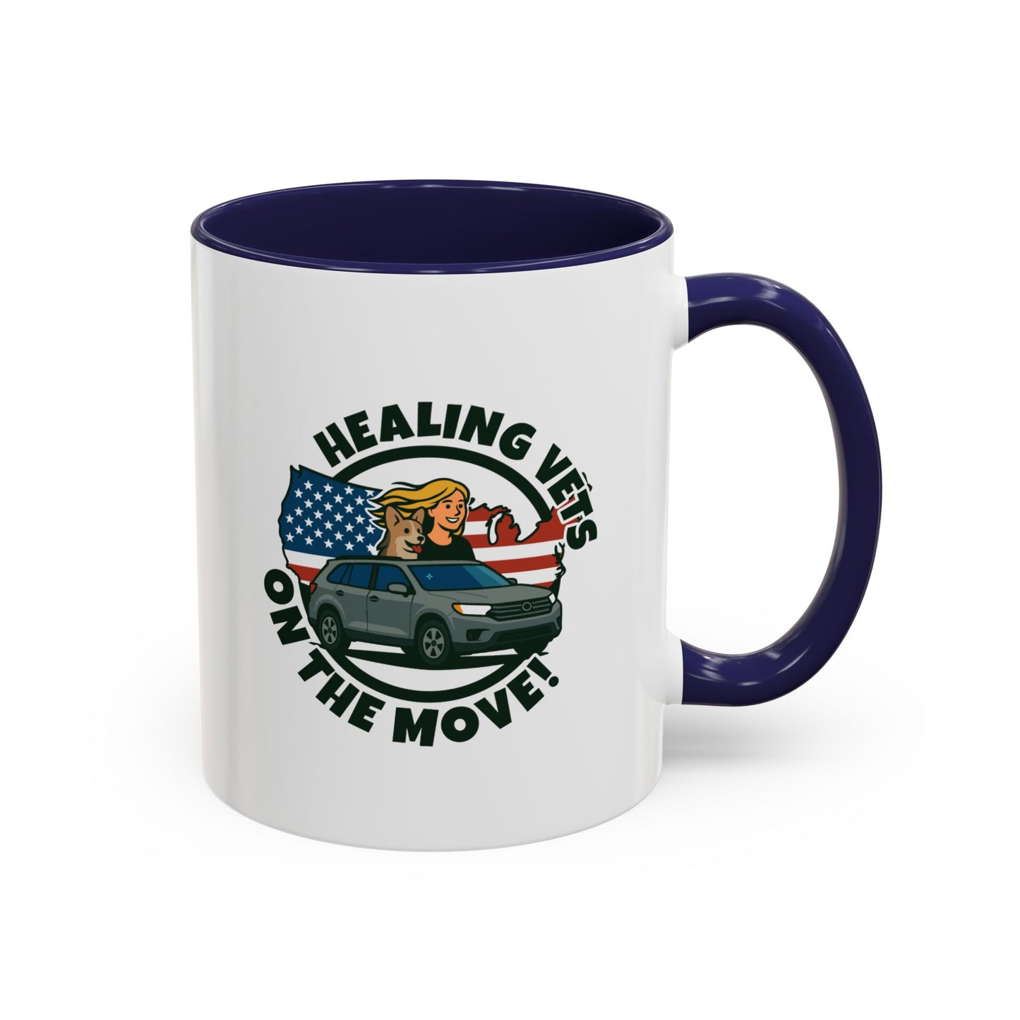 Healing Vets on the Move Accent Coffee Mug (11, 15oz)