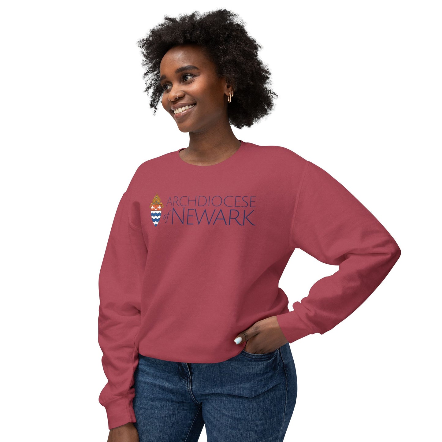 Archdiocese of Newark Unisex Lightweight Crewneck Sweatshirt