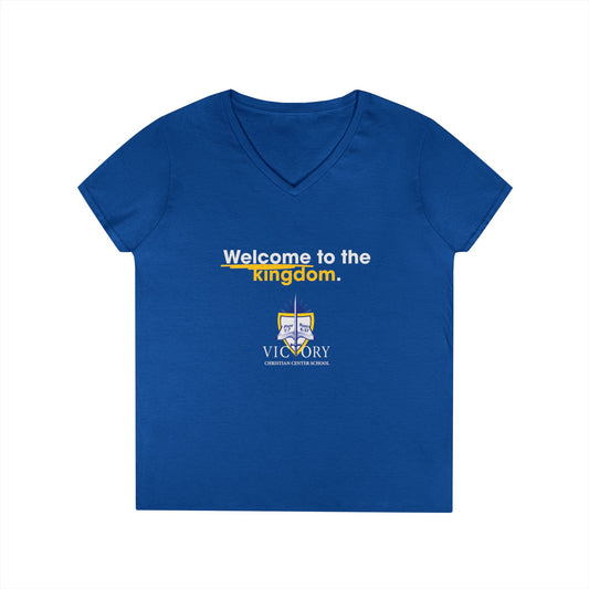 Victory Christian Center School Ladies' V-Neck T-Shirt