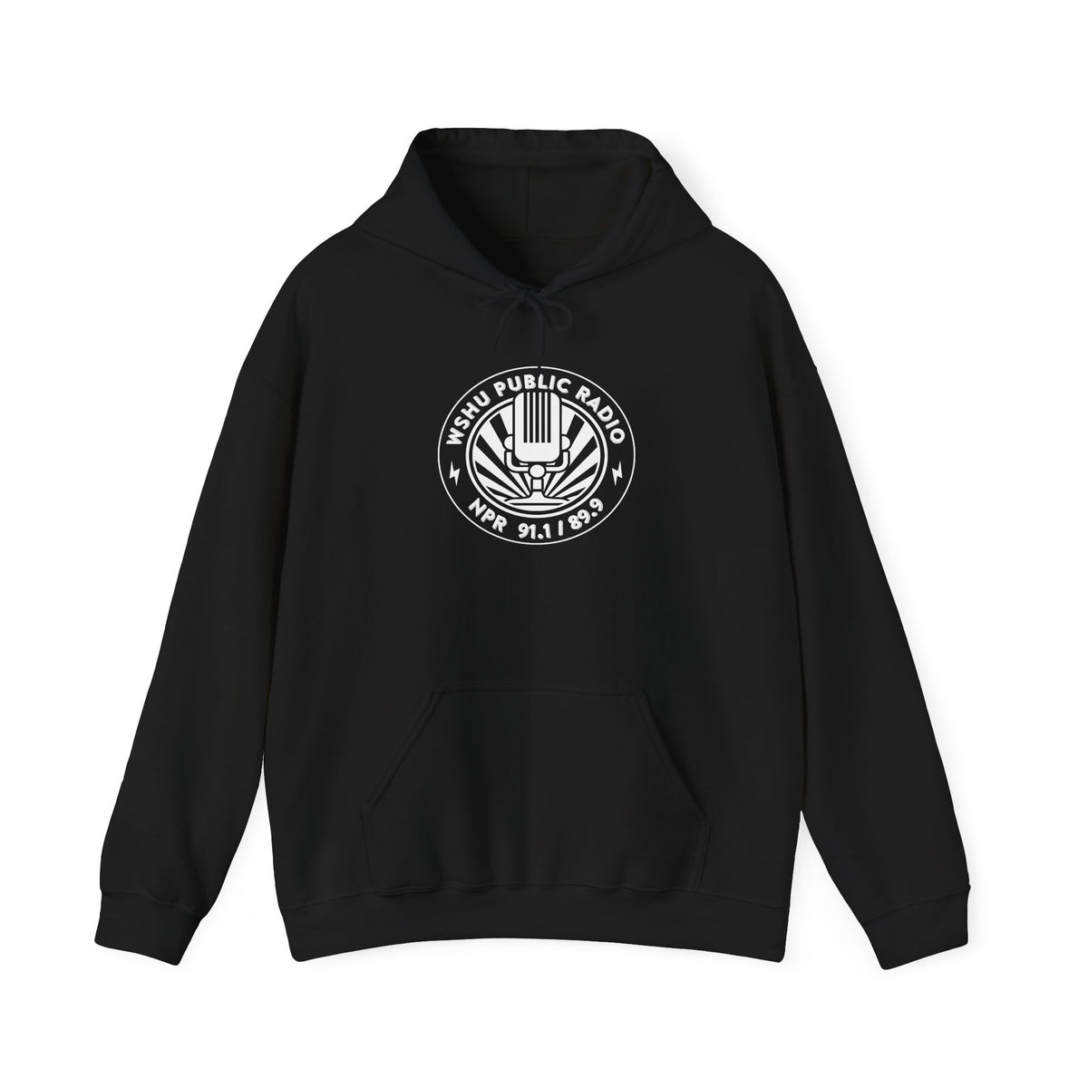 WSHU Radio Microphone Unisex Heavy Blend™ Hooded Sweatshirt