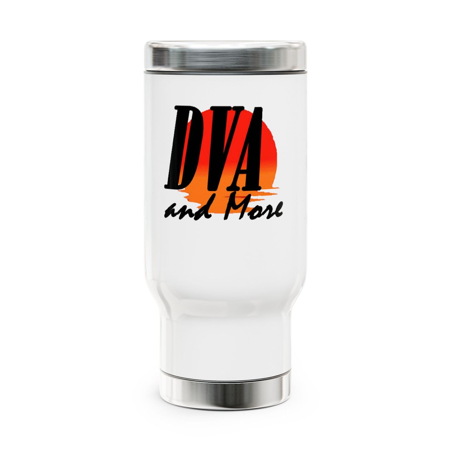 DVA Stainless Steel Travel Mug with Handle, 14oz