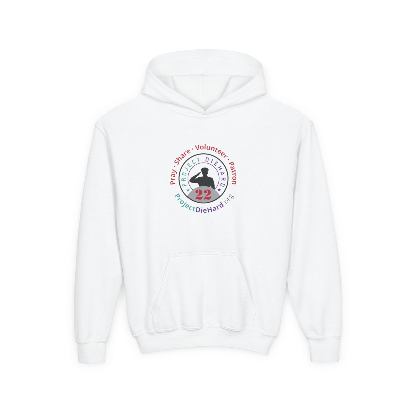 Project Diehard Youth Heavy Blend Hooded Sweatshirt