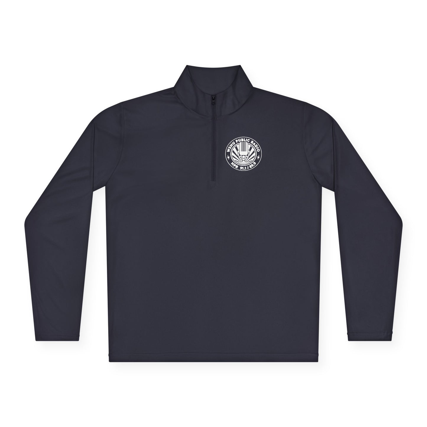 WSHU Radio Unisex Quarter-Zip Pullover