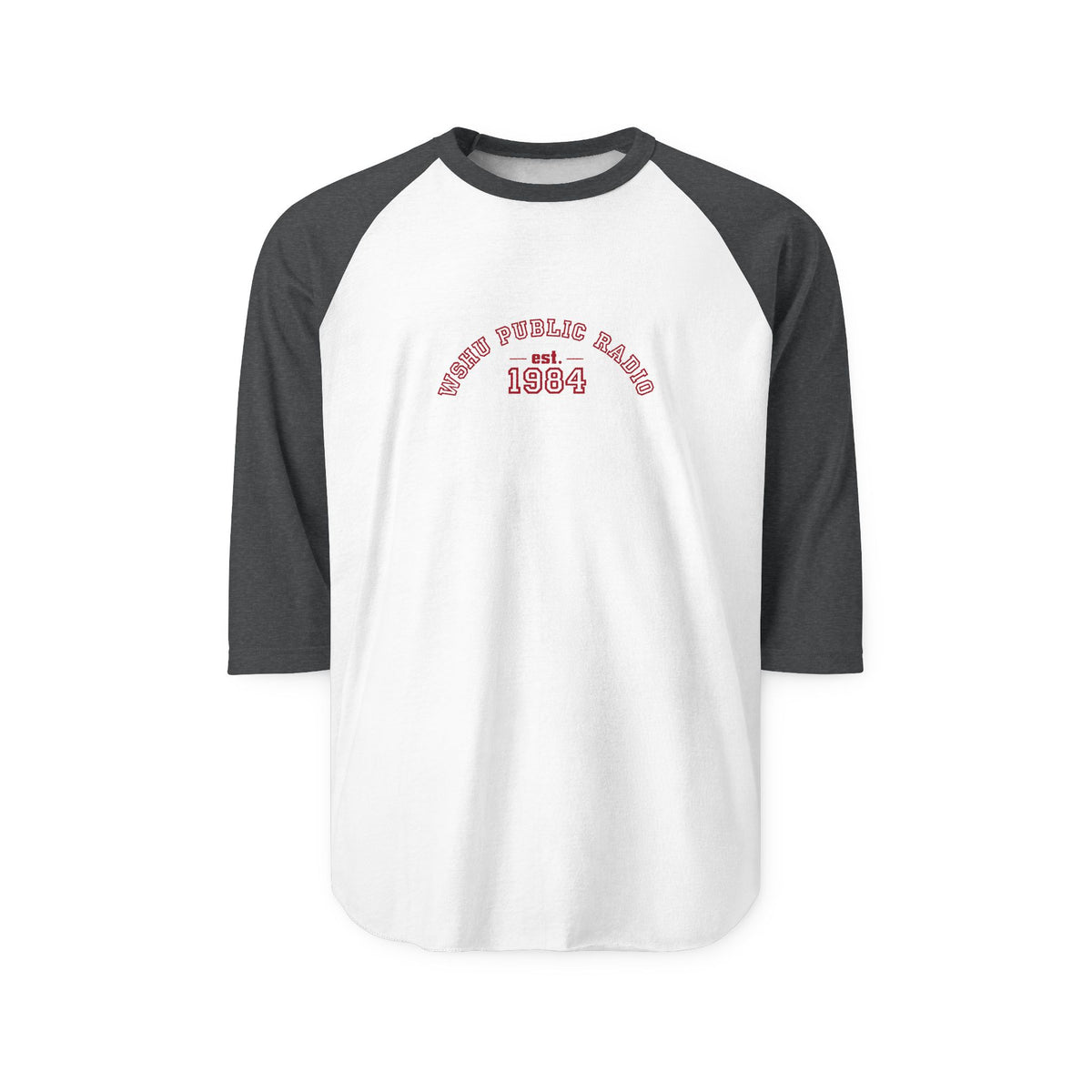 WSHU Unisex Three-Quarter Sleeve Raglan Shirt